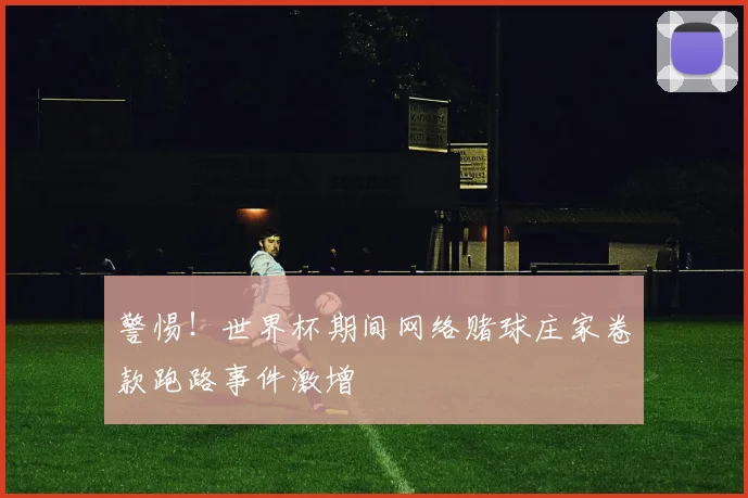 警惕！世界杯期间网络赌球庄家卷款跑路事件激增